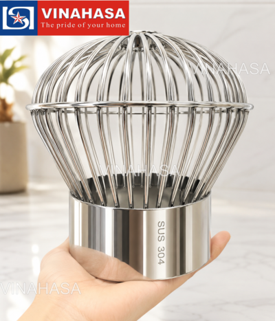 Cầu Chặn Rác Inox 304 Vinahasa – GL01, GL02, GL03 Dày 3.00mm Giải Pháp Chặn Rác Cho Hệ Thống Thoát Nước Sân Thượng Và Ban Công