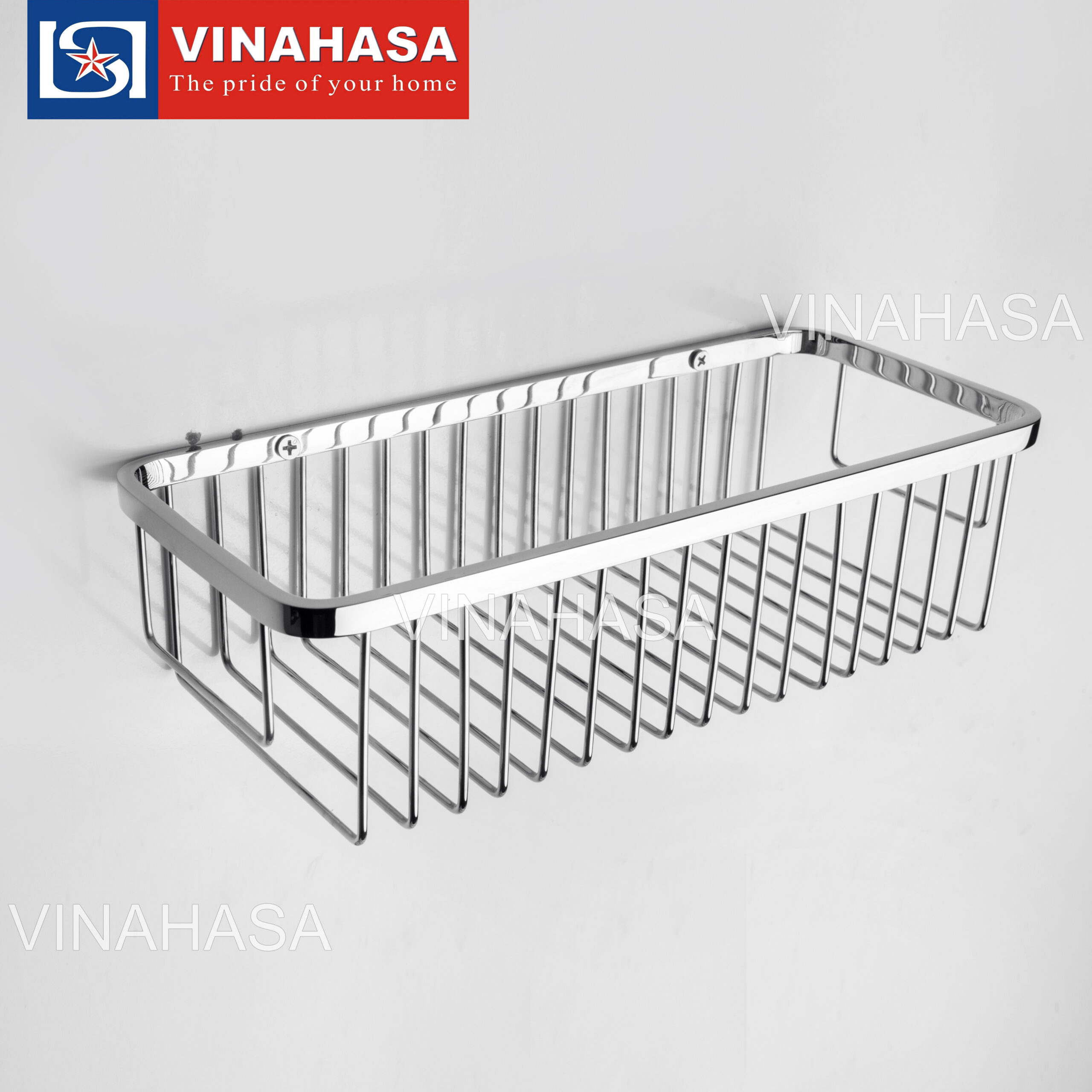 Kệ thẳng nan inox 304 TODA TD16 – Kệ 35 × 13.5 cm, inox 304 dày 2.0 mm