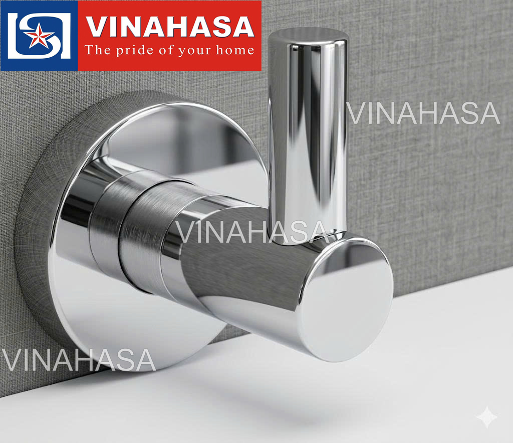 Móc áo đơn đế tròn inox 304 TODA TD5202 – Thiết kế hiện đại, bền đẹp
