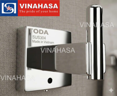 Móc áo đơn đế vuông inox 304 TODA TD8202 – Thiết kế hiện đại, chắc chắn